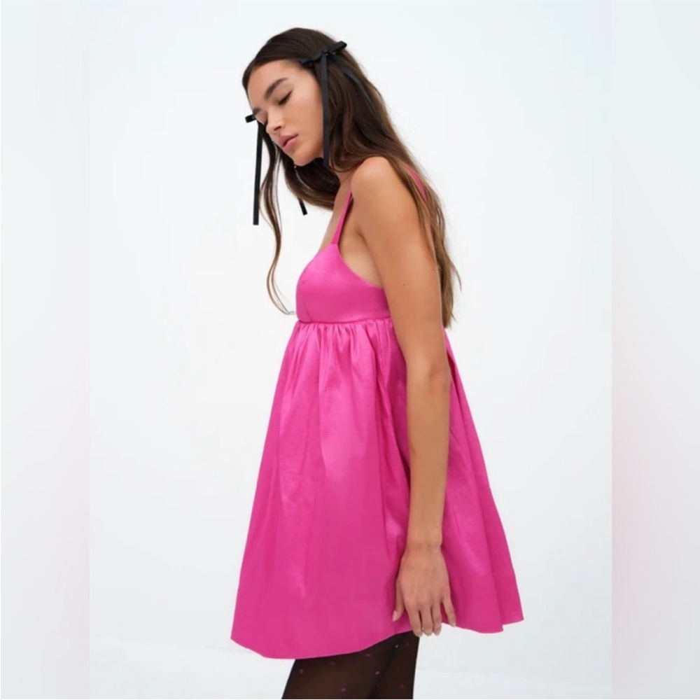 For love and lemons Selena mini dress in hot pink - Picture 8 of 12